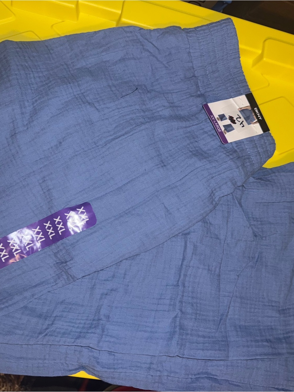 Dkny Wide Leg Pants in Periwinkle Blue